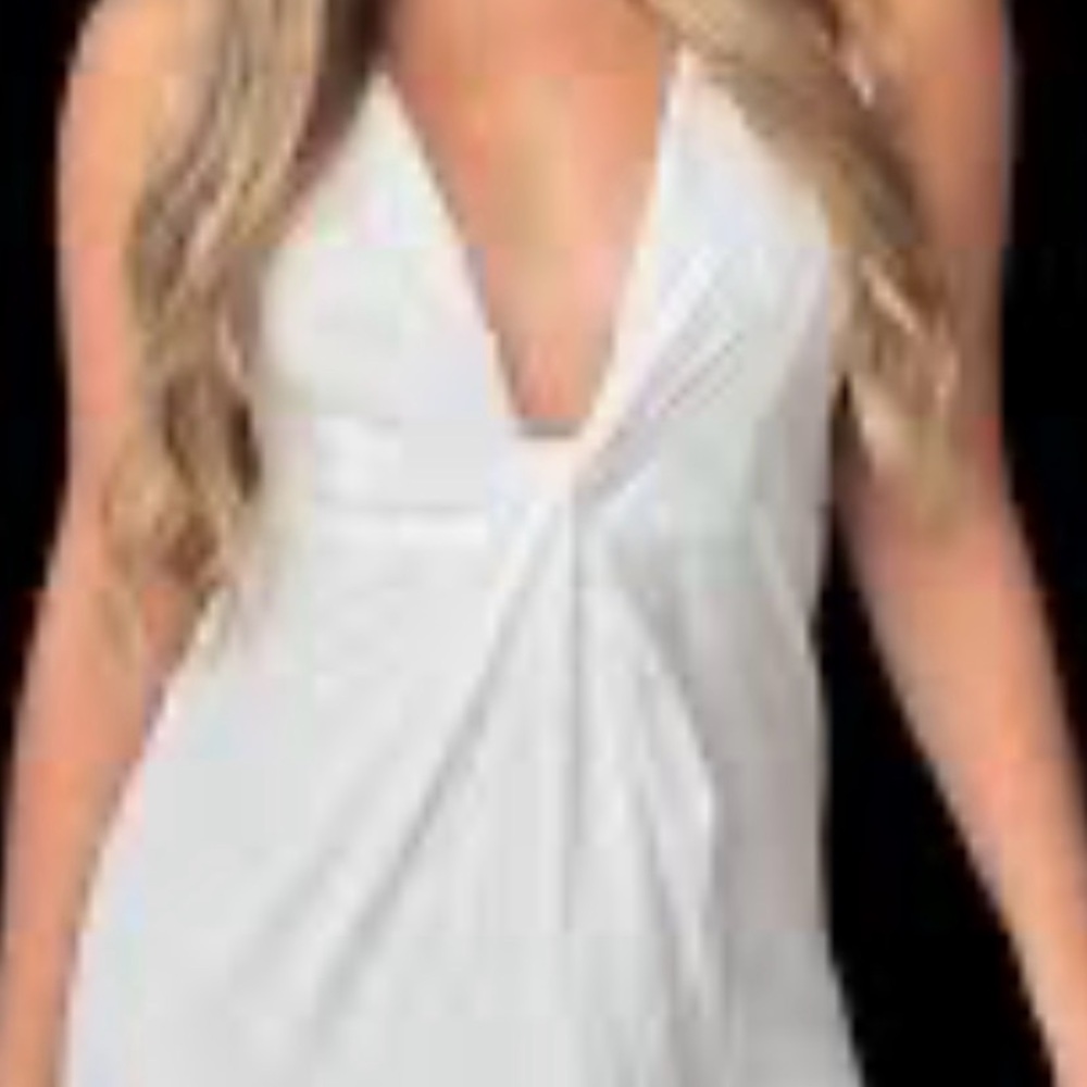 Women’s White V-Neck Nightdress